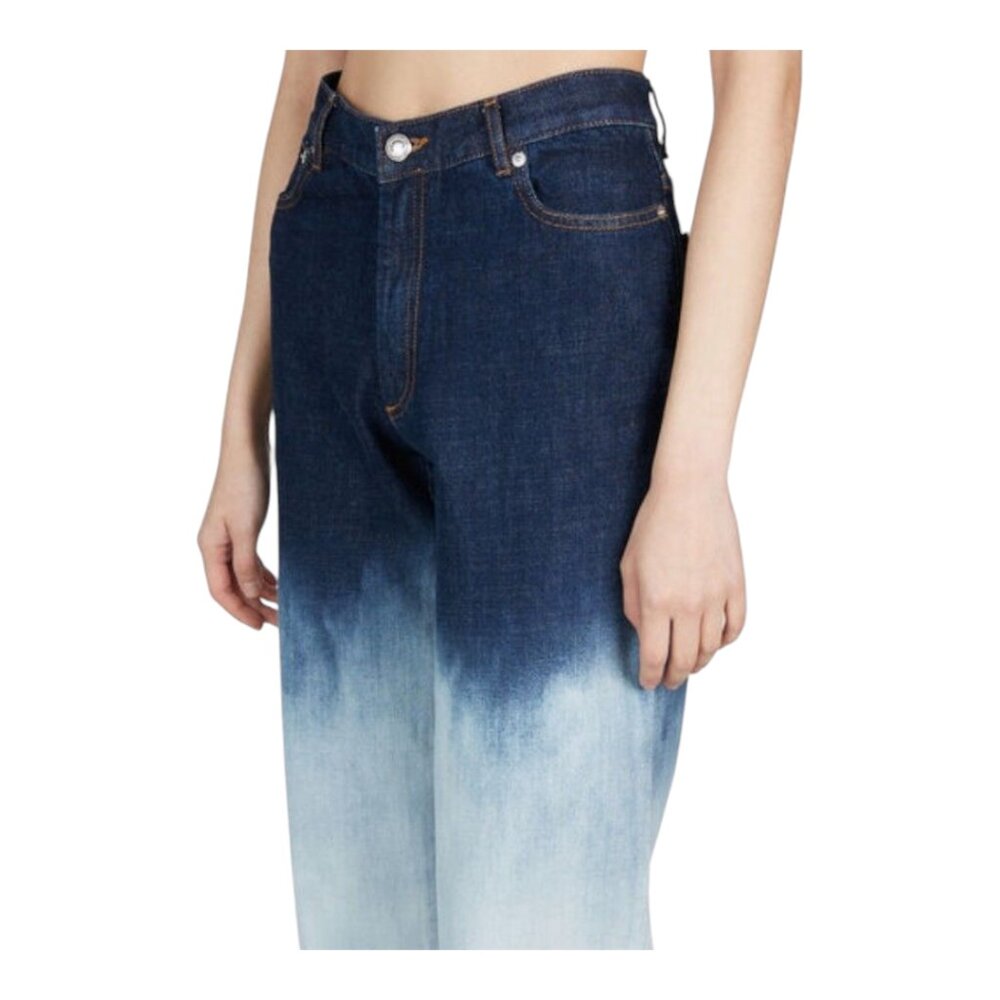 A.P.C. New Sailor Dip Dye Hi-rise Straight Leg Rigid Denim Jeans Y2K Women's 25 - Picture 6 of 12
